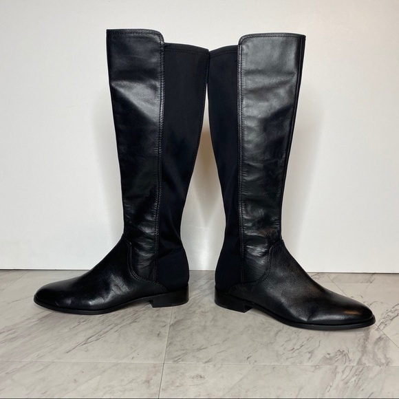 Louise et Cie Verdi Leather Black Stretch Boot 6M - Picture 8 of 15